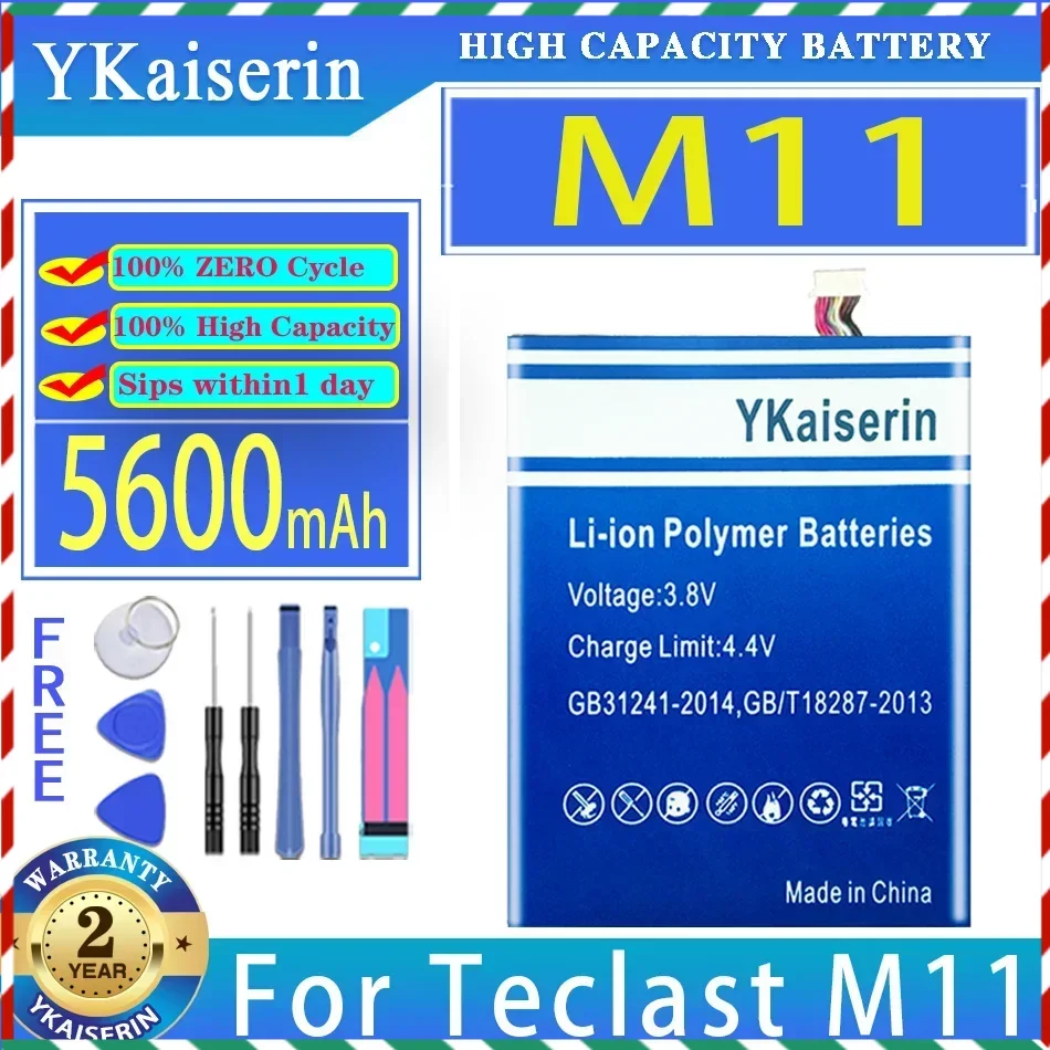 

YKaiserin 5600mAh Replacement Battery For Teclast M11 Laptop Batteries