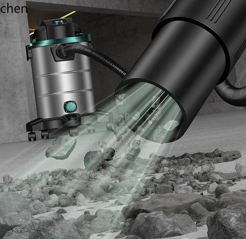 เครื่องดูดฝุ่น HTT แรงดูดสูง พลังแรงพิเศษ ถังเปิดแบบพิเศษ เครื่องดูดฝุ่นอุตสาหกรรมสำหรับร้านล้างรถ ร้านเสริมสวย