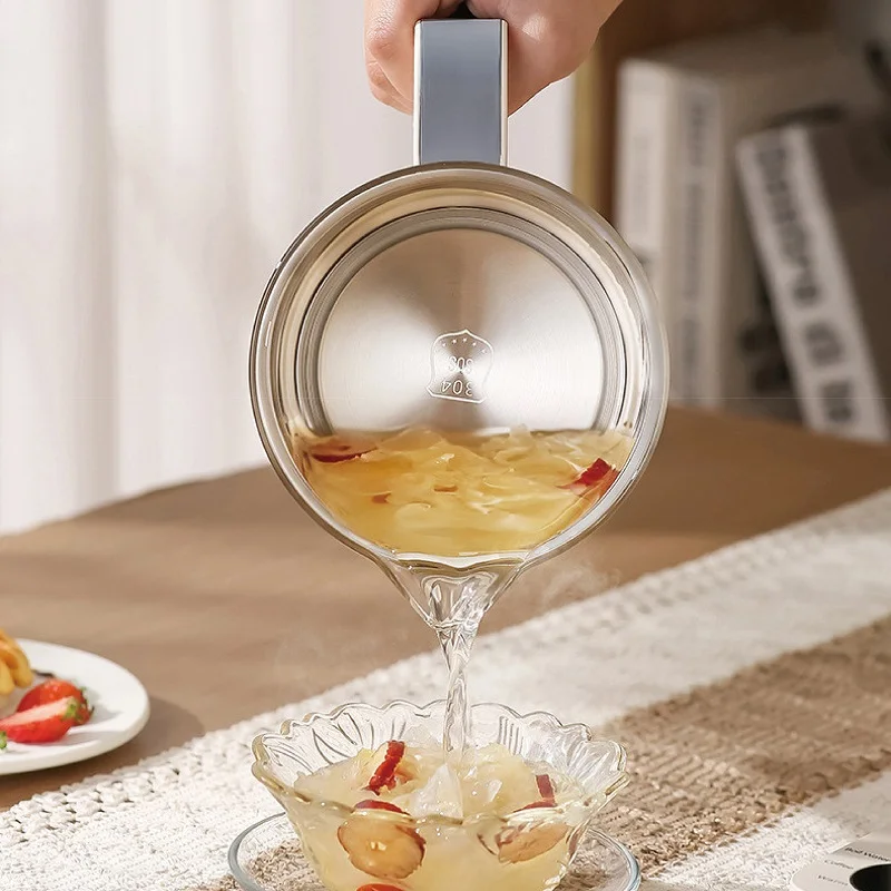 110 فولت/220 فولت وعاء الصحة متعددة الوظائف غلاية كهربائية التحكم في درجة الحرارة الزجاج زهرة إبريق الشاي موعد الحساء يغلي غلاية 1.2L