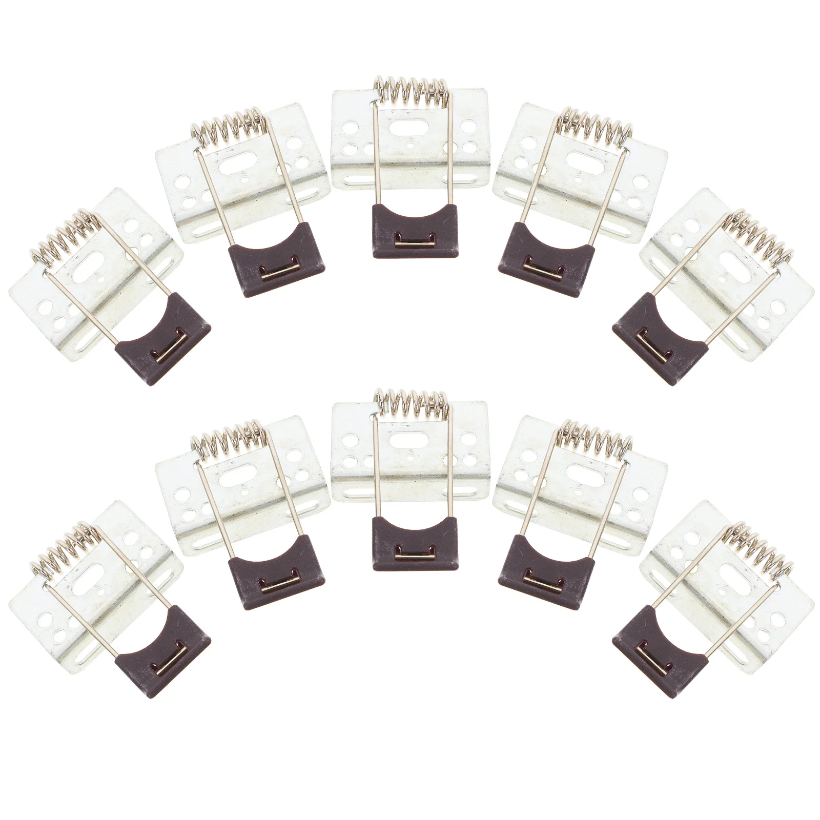

10pcs Spring Clips For Led Panel Lamps 18X25Mm Metal Light Clips Strong Recessed Lighting Clip Lamp Retaining Fasteners