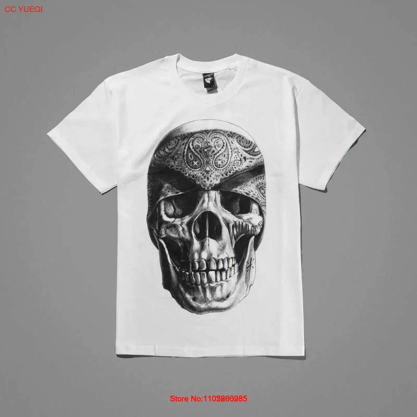 Famous stars and straps Vintage Vatos Locos White Travis Barker T Shirt CC1 vintage Washed Versatile Top For Everyday Wear