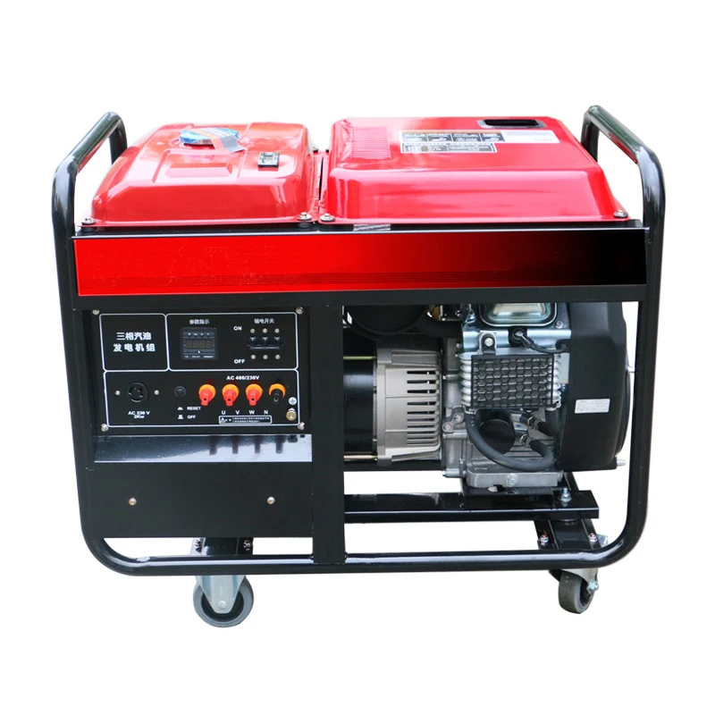 

15hp air cooled gasoline emergency generator 2.5kw 8kw