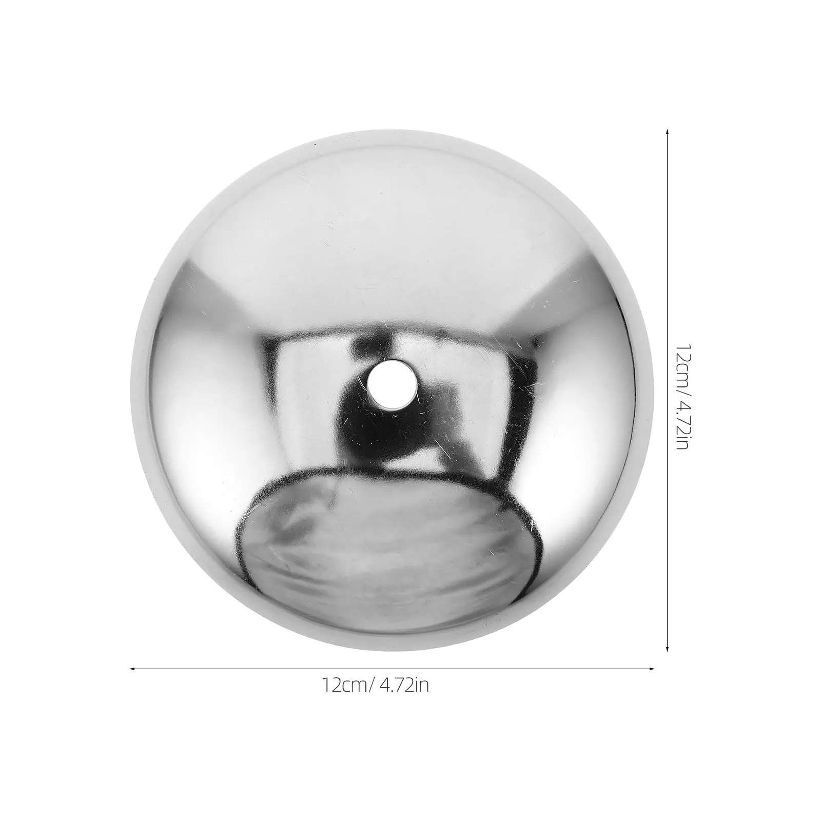 4Pcs Metal Pendant Light Canopy Plate 4.7 Inch Ceiling Medallion Round Fixture Cover DIY Chandelier Lamp Repair