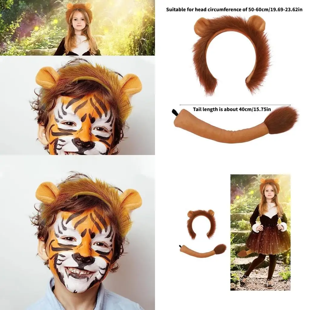 Trang phục R1we Lions Set Lions đầu cho trẻ