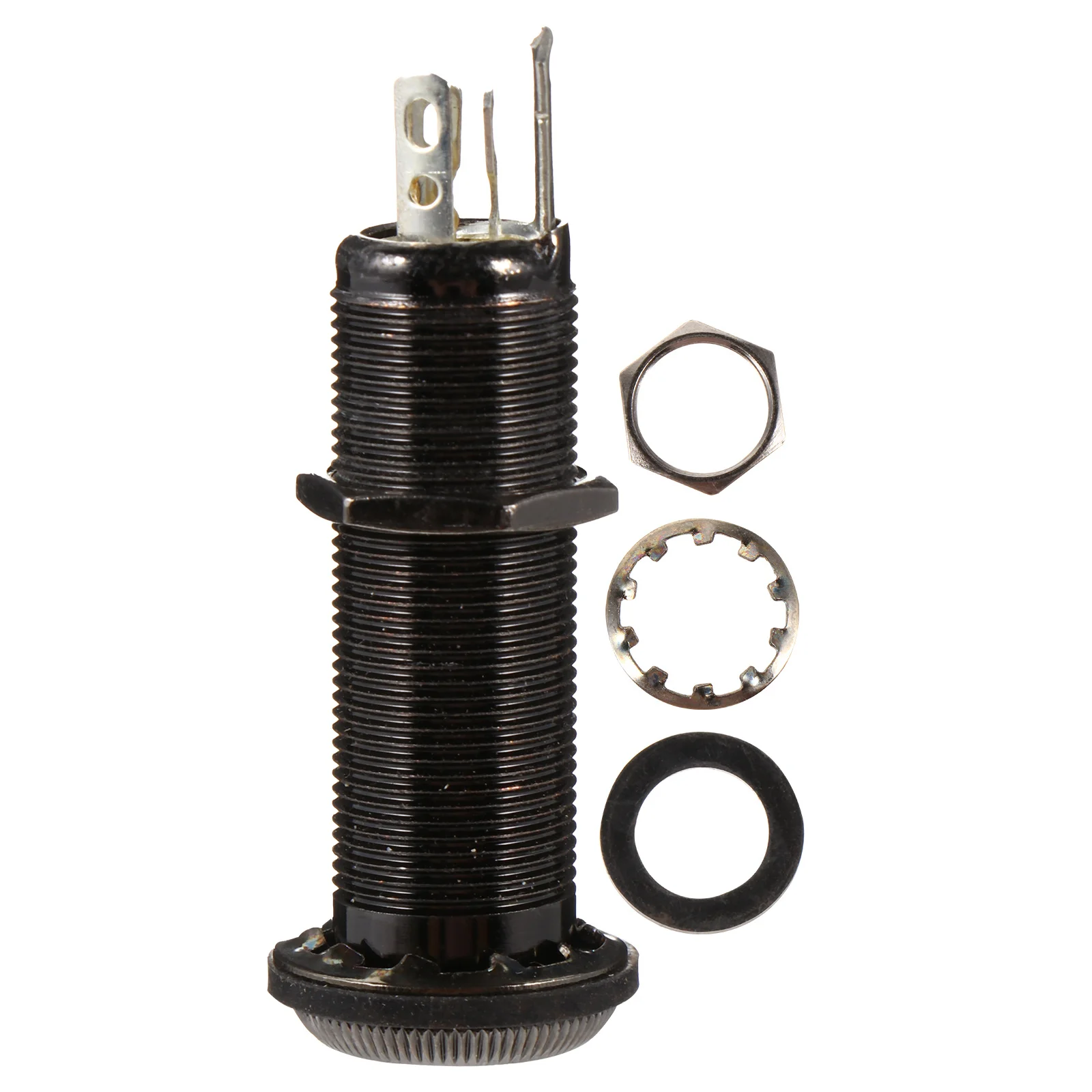 

Barrel Jack Cylinder Flush Mount Output Jack Sturdy Trustworthy Tool for Guitar and Bass Accessories Bass Barrel Cylinder