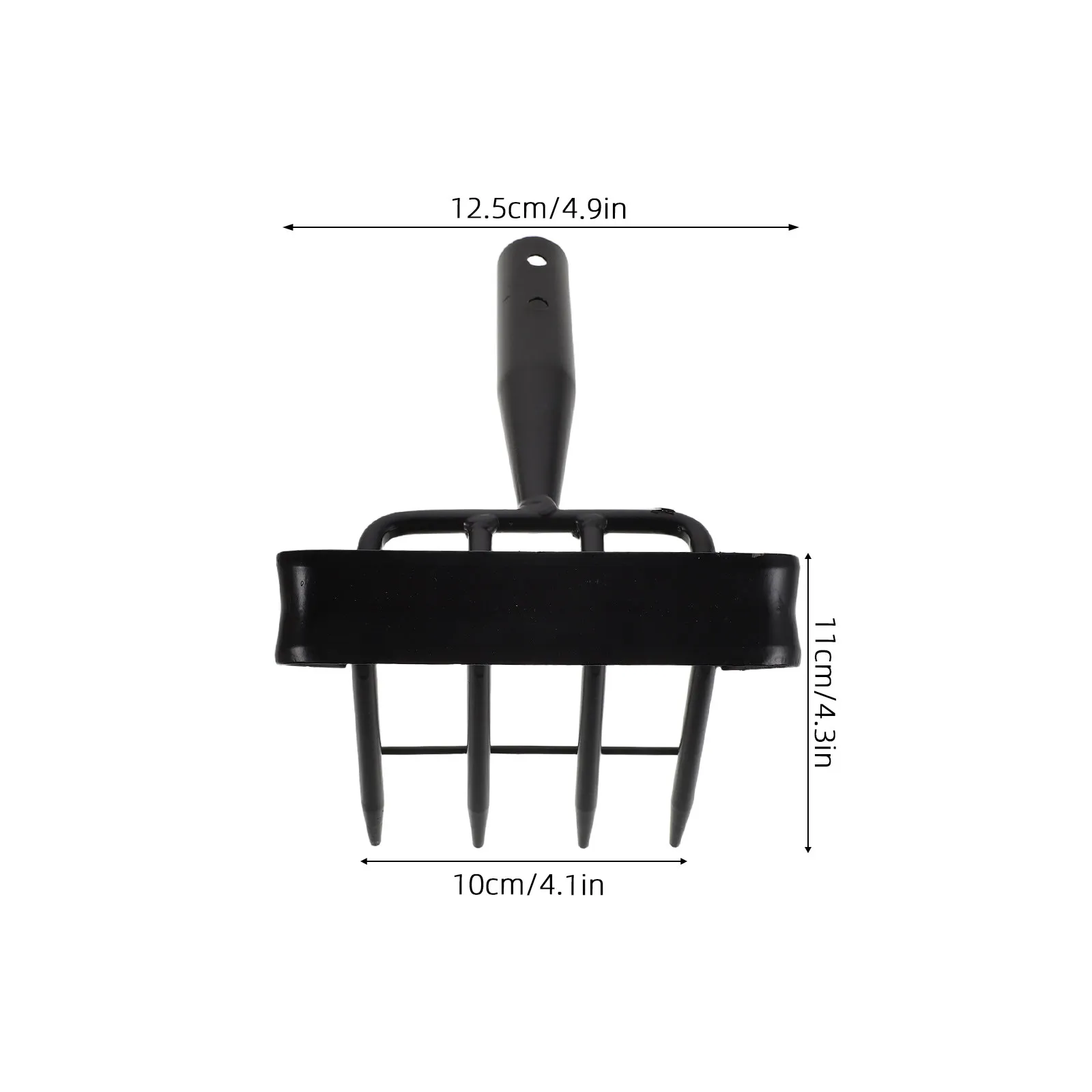 Premium Metal Garden Weeding Rake Multipurpose Cultivator Hoe Tool for Weeding Loosening Soil Planting and Lawn Yard Gardening