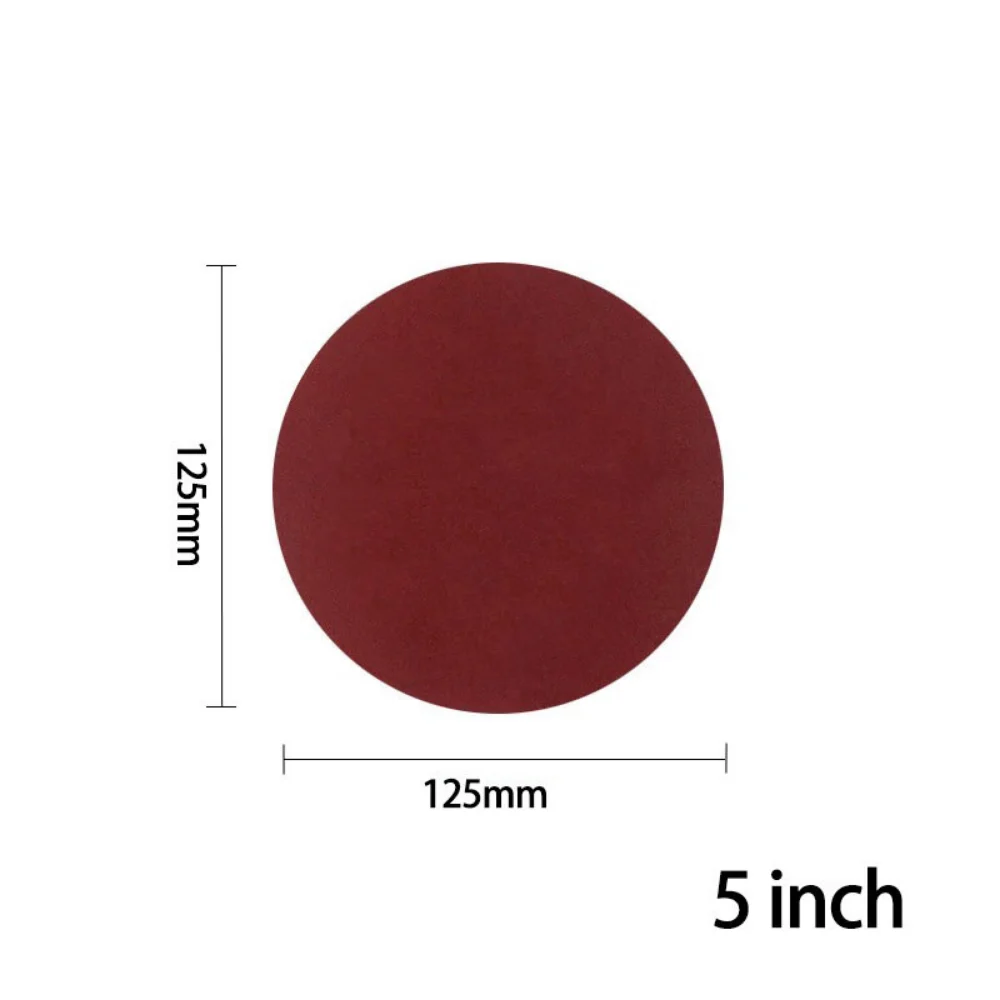 100pcs 125mm Sandpaper Round Shape Sanding Discs Hook Loop Sanding Paper Buffing Sheet Sandpaper 8 Hole Sander Polishing Pad