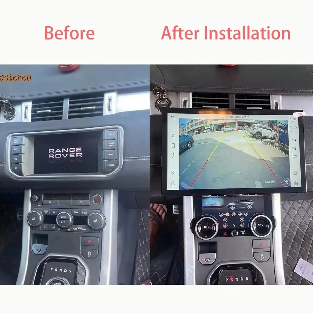 13.3Inch Android12 AC Panel for  Range Rover Evoque L538 2010+ Climate Board Car Navigation Auto Multimedia Player