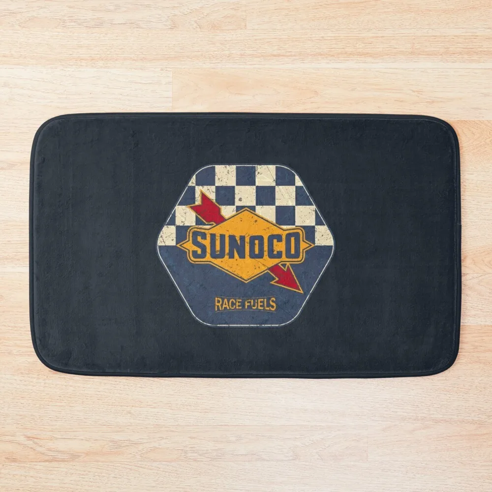 Sunoco Race Fuels Vintage Bath Mat Waterproof Bathroom Rugs Rooms Bathroom Accessories Mat