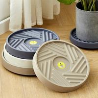 Mobile Plant Pot Tray 360-degree Rotation Round Rolling Plant Stand Noiseless Wheel Plant Pot Base Home Garden Flower Pot Mover