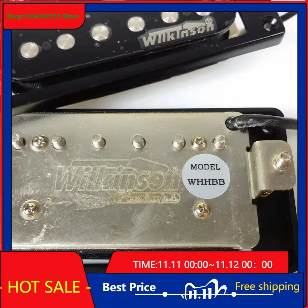

Shop Bo-Hong Store-Wilkinson Humbueker Double Row Open Electric Guitar Pickups Set Black Made IN Korea-for Guitar Equi
