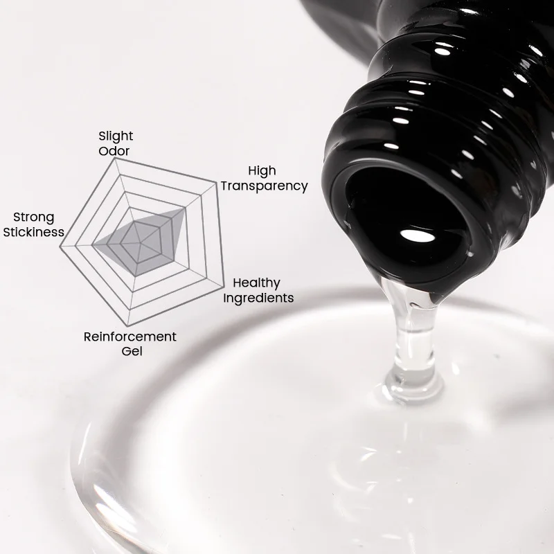 7ML Base Top Coat Gel UV Soak Off Gel UV LED Smalto per unghie Gel funzionale semipermanente Strumenti per manicure per nail art