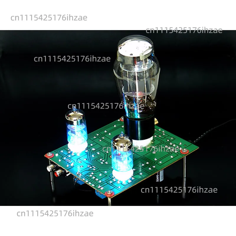 6n3 SRPP front stage promotes 6n5p electronic tube headphone amplifier,  Output power: 1W + 1W, input sensitivity: 800mv