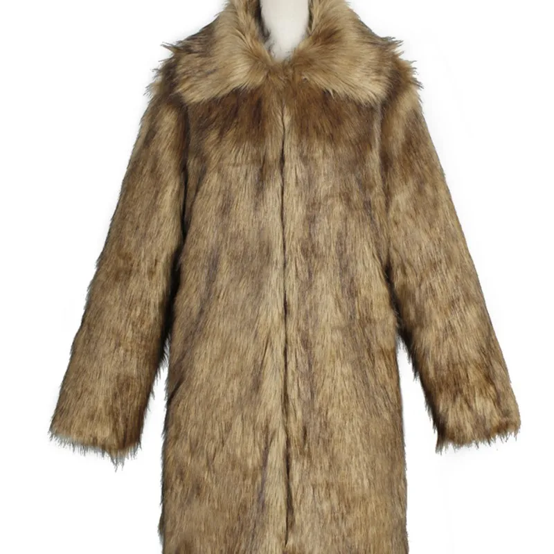 

Retro Womens Faux Fox Fur Tops Thicken Keep Warm Jackets Lengthen Coats 2026 Spring Fur Fluffy Long Coats Jacket Outerwear