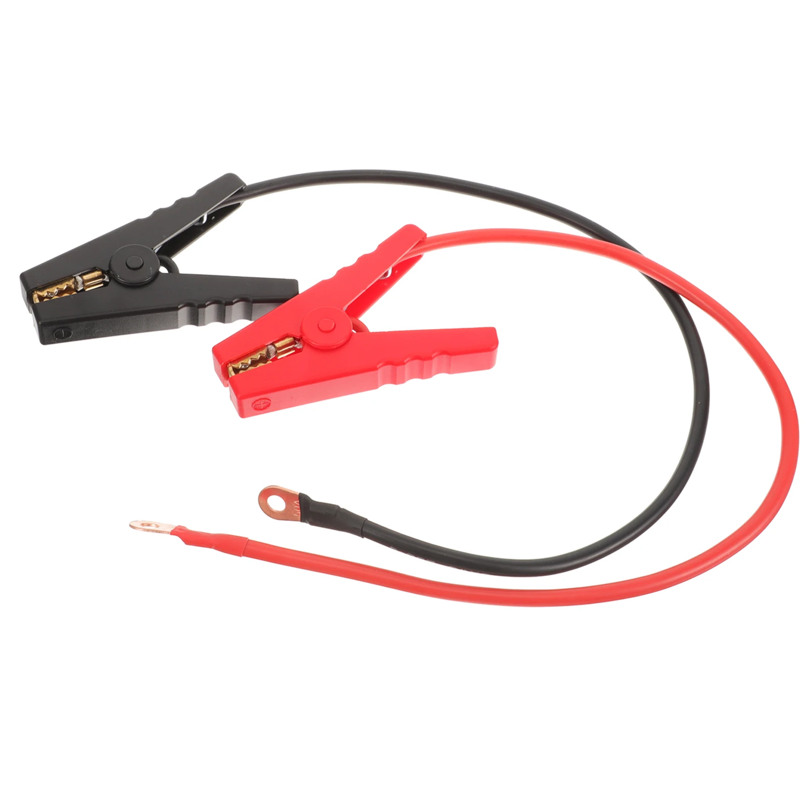 

2pcs Electric Fence Jump Cables 05m Farm Fence Leads Crocodile Clip Solar System Connect Wires