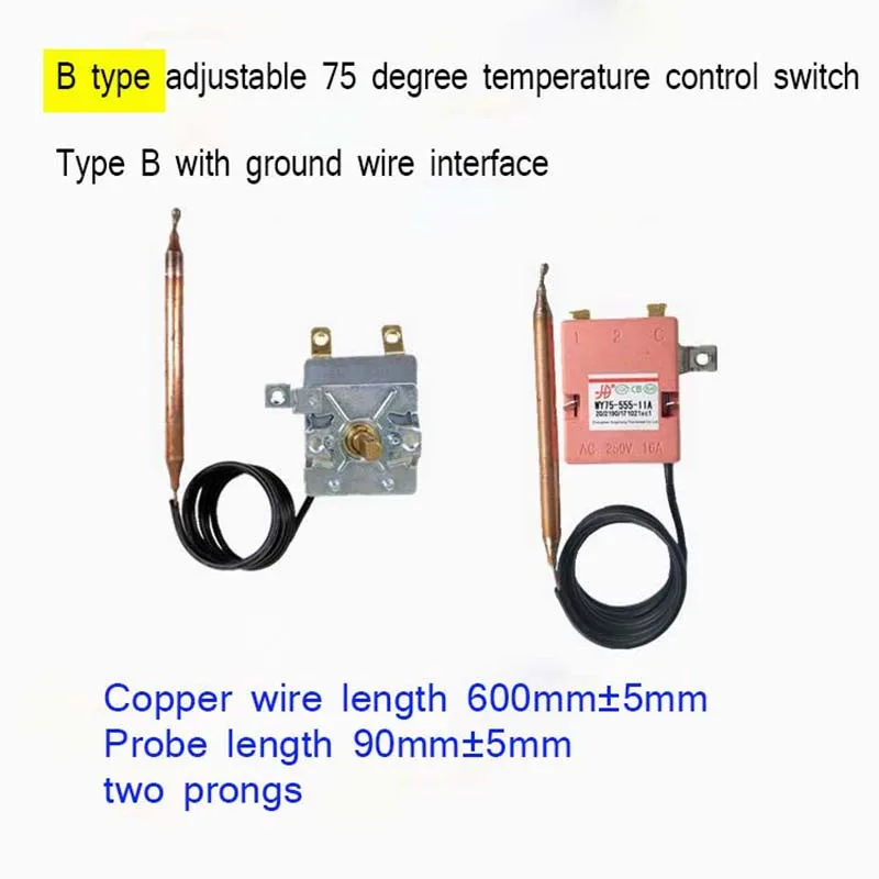 Electric Water Heater Mechanical Regulator Temperature Control Thermostat