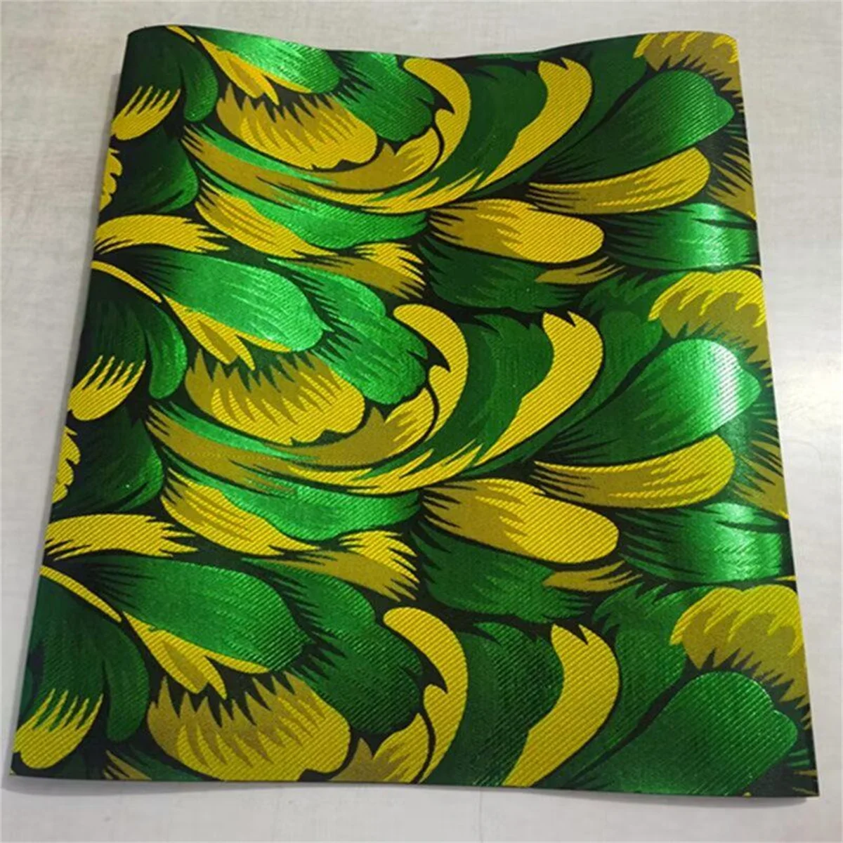 Green 2024 New African Fashion Sego Headtie Swiss 3D Mulit Original Quality Sego Gele Headband Fabric 1Pcs/pack Wrapper