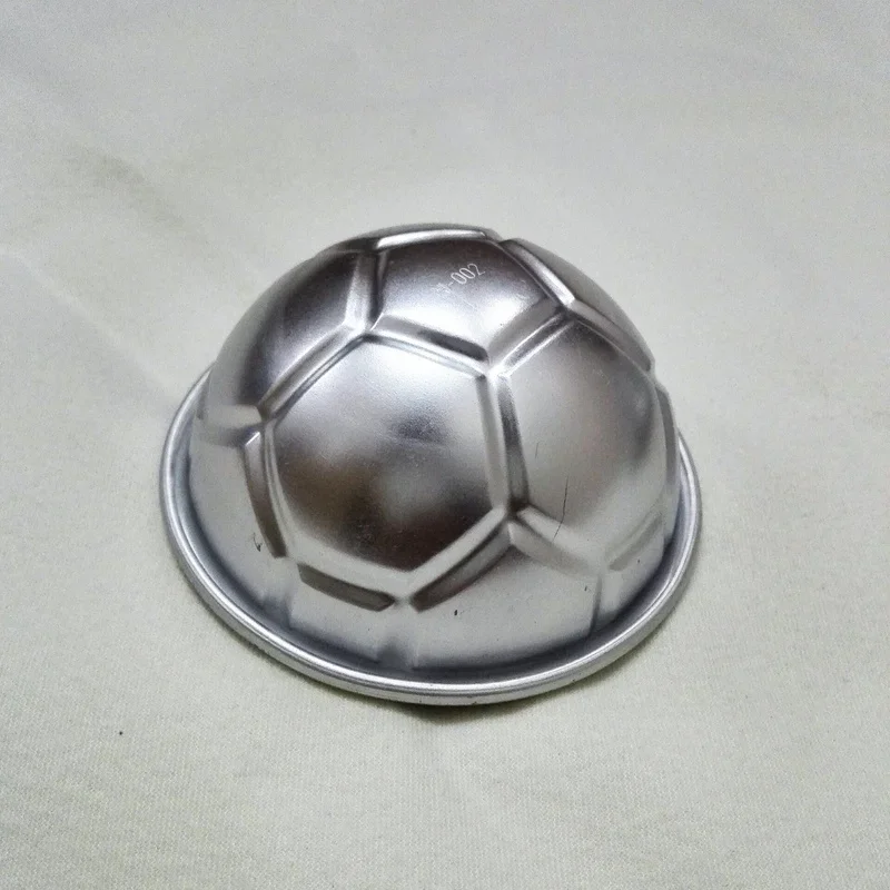 3Size 3D Football Soccer Ball Aluminium Cake Mold Pan Decorating 8\