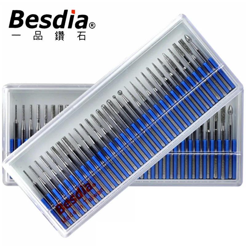 30pc Besdia Bma-30 Mounted Points Set Alloy Grinding Jade Polishing Inner Hole Carving Tool Grinding Rod
