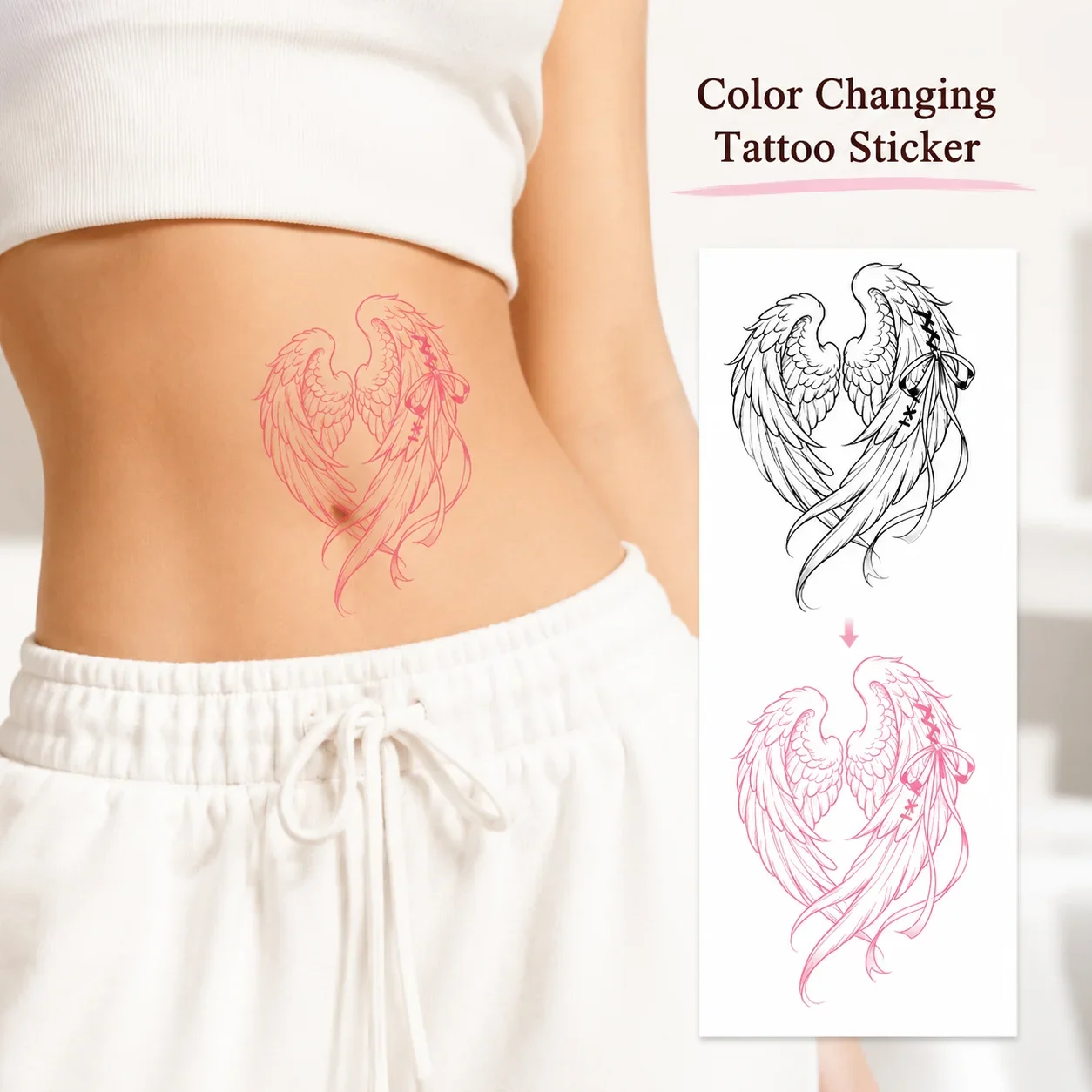Disposable Tattoo Sticker Temporary Tattoo Waterproof Body Art