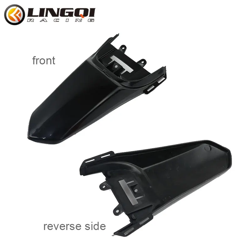 LINGQI Motorcycle Plastic Rear Fender For TTR50 TTR 50 Dirt Bike Motocross Wheel Splash Mudguard Fairing Body Cover Parts