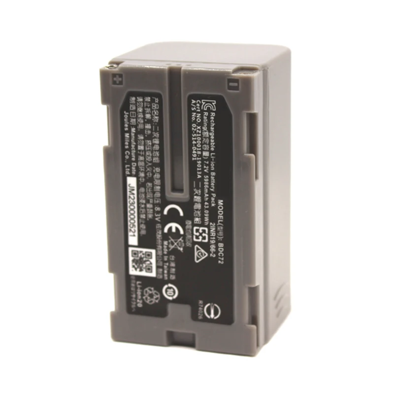 7.2V 5986mAh BDC72 battery 100% OEM compatible Total Stations data controller Li-ion battery