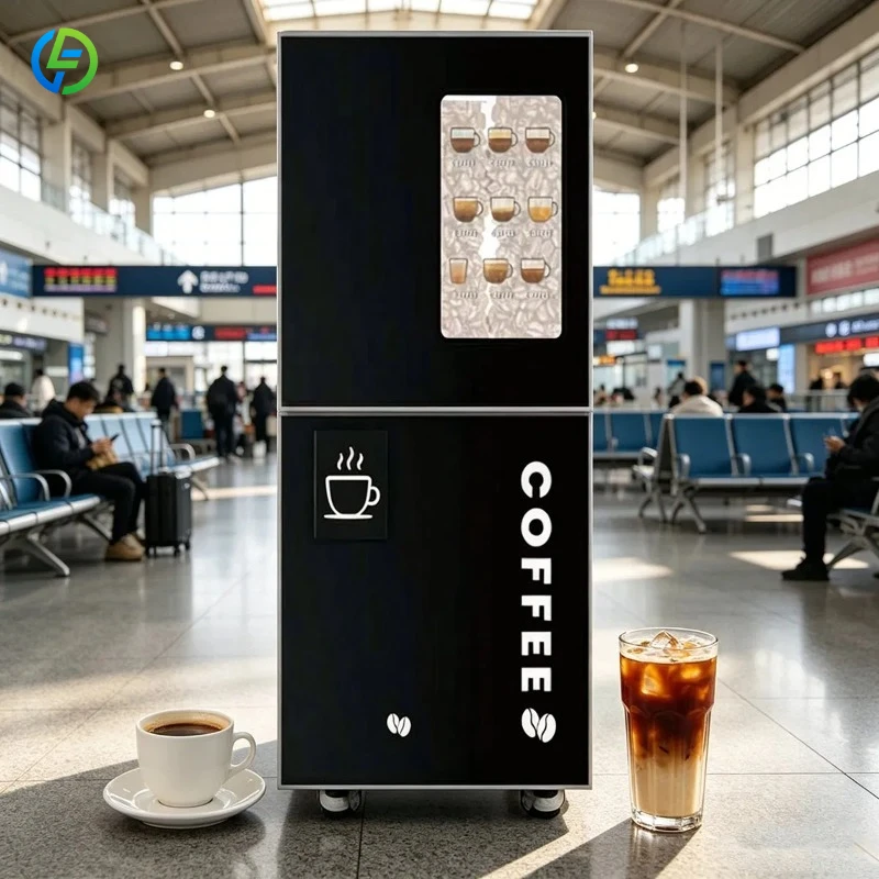 Commercial Smart Coffee Vending Machine User-Friendly Versatile Space-Saving Premium Coffee Vending Machine FL Customized