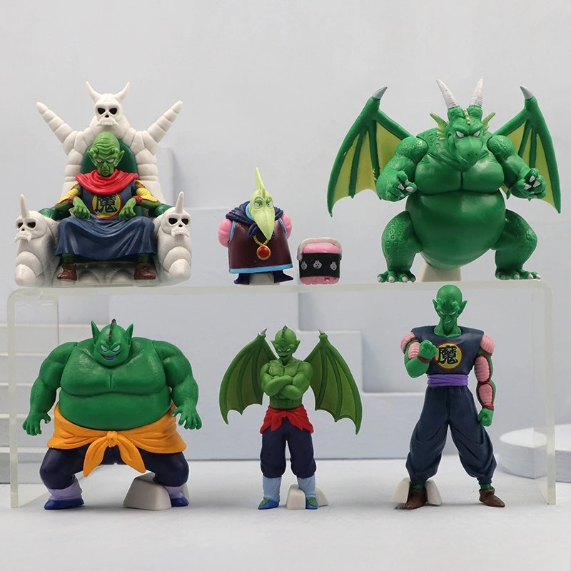 

6 шт., аниме Dragon Ball, фигурки пикколо Дамао для пожилых людей, статуя из ПВХ, модель, украшение для рабочего стола, коллекция игрушек в подарок