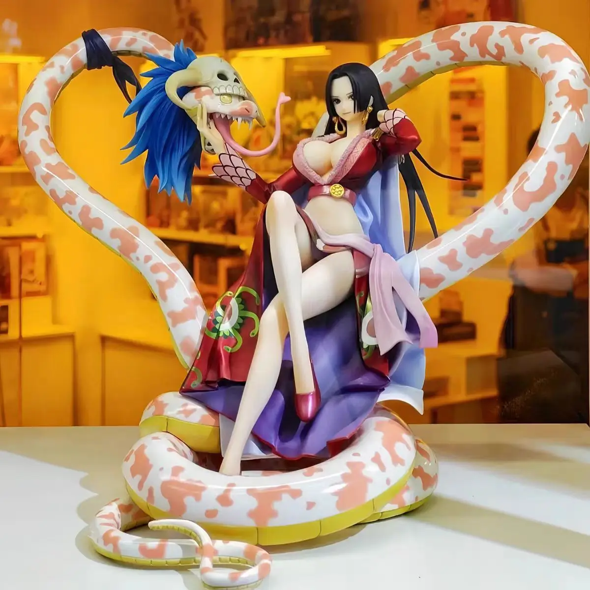 20cm One Piece Anime Figurka Boa Hancock Sexy Girl Figurka akcji Pvc Statuetka Model Dekoracja Zabawki Prezent