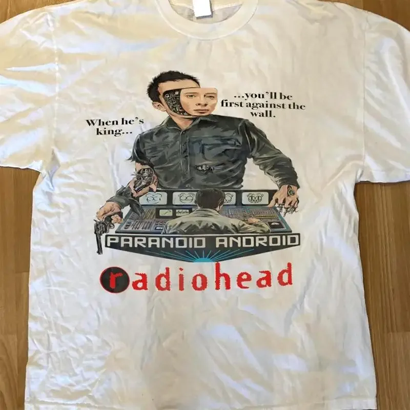 Radiohead Paranoid Android White T Shirt S 5Xl