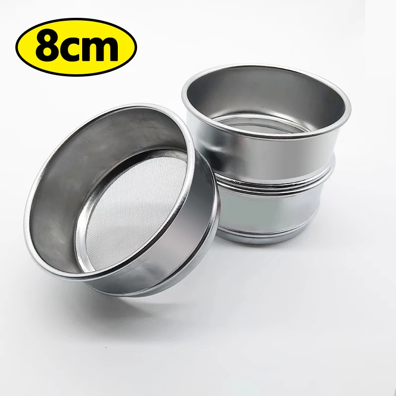 

8CM double-layer chrome-plated punched frame 304 stainless steel screen standard test inspection sampling sieve