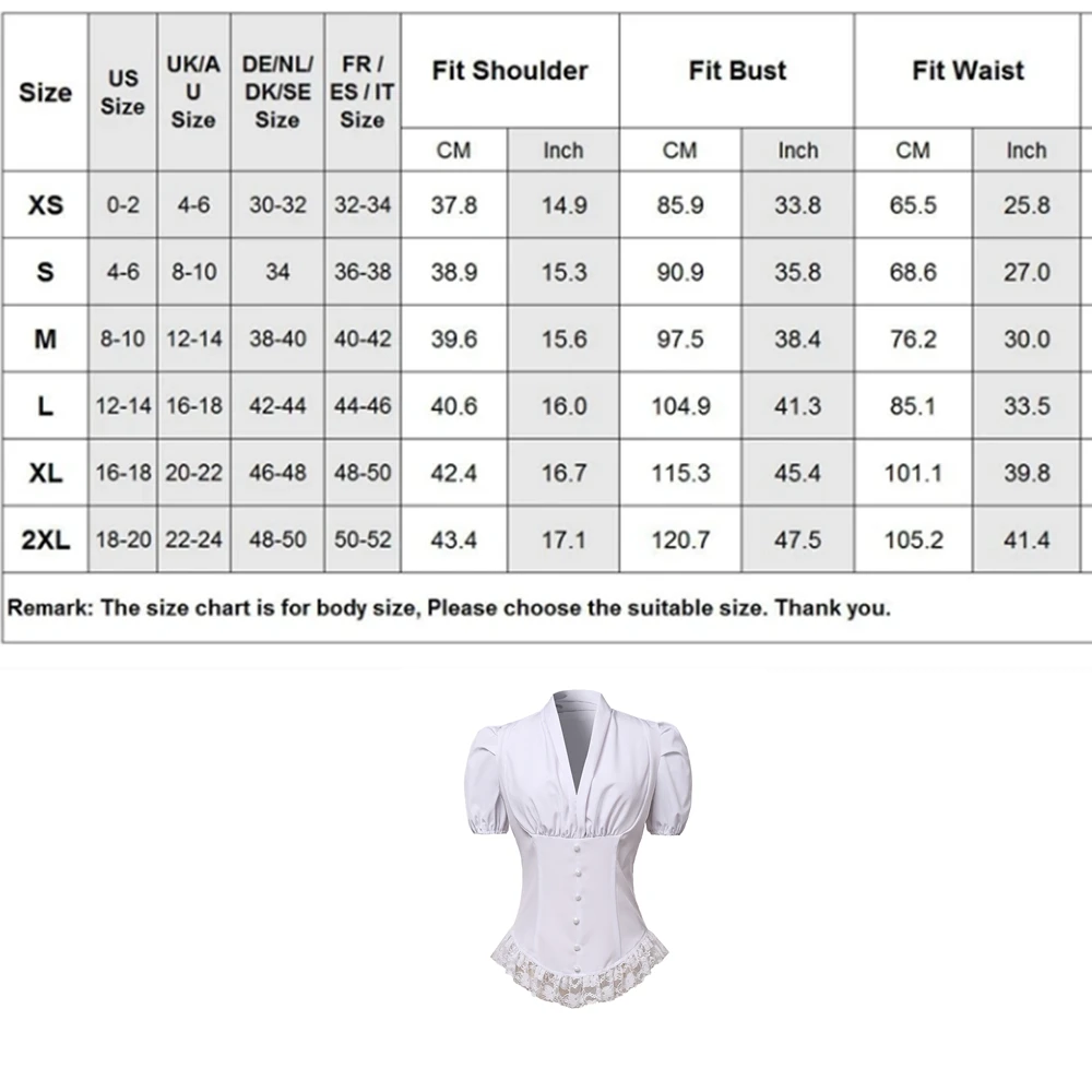 قميص نسائي عصر النهضة بأكمام طويلة ورقبة على شكل حرف V، بلوزة فيكتورية عتيقة، سترة أنيقة