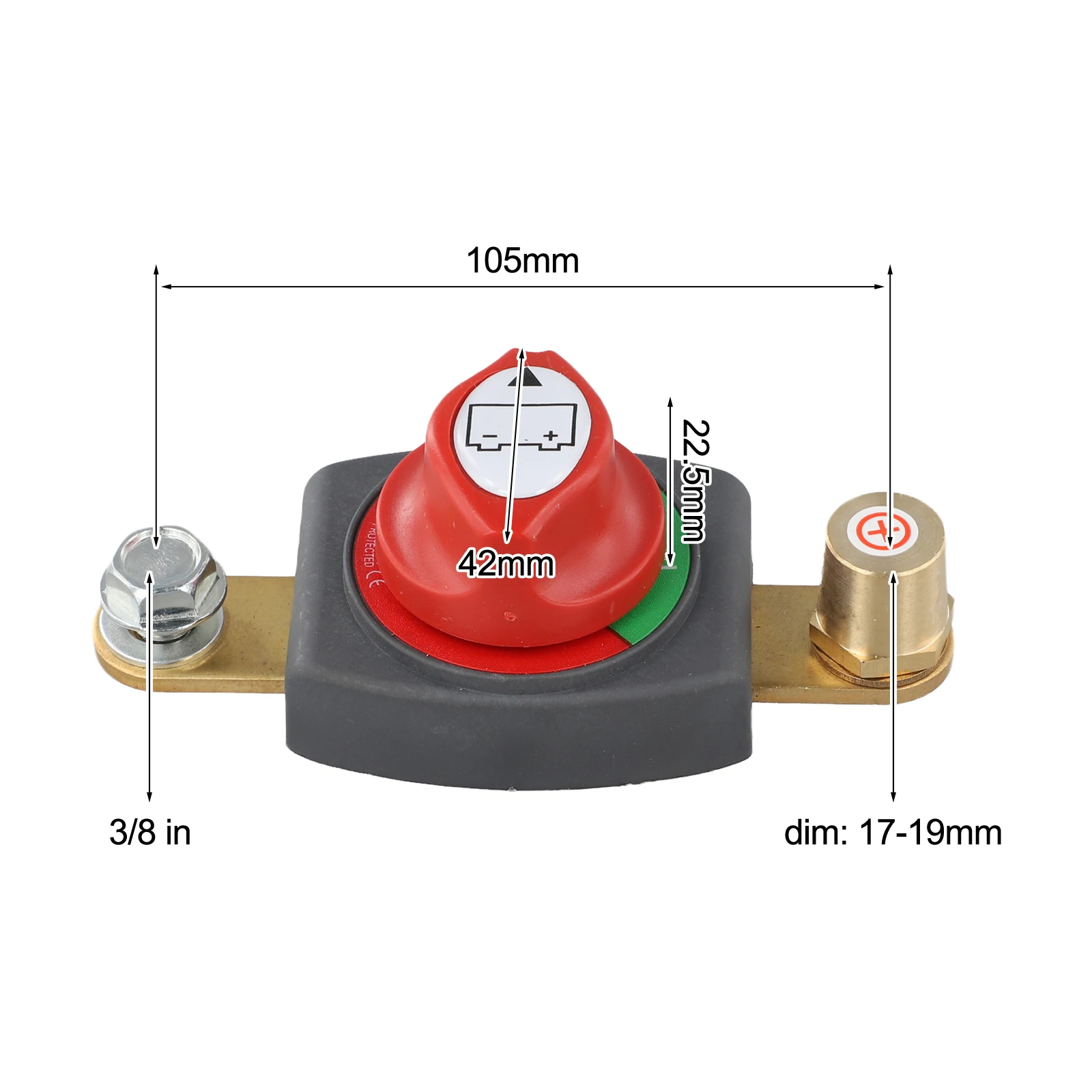 

Marine Battery Disconnect 275A Battery Switch 12 To 48V Battery Disconnect Switch Compatible With 12-48V Systems
