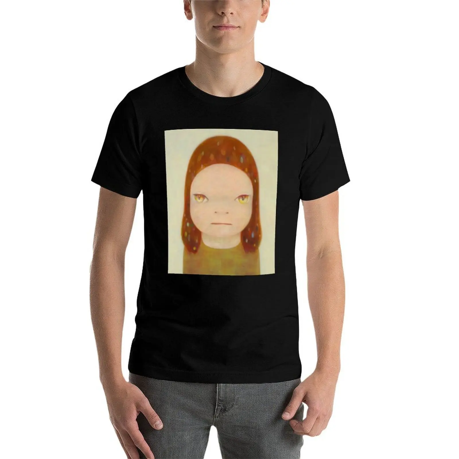 

yoshimoto nara Poster T-Shirt man graphic t shirt man t shirts high quality luxury brand T-Shirt