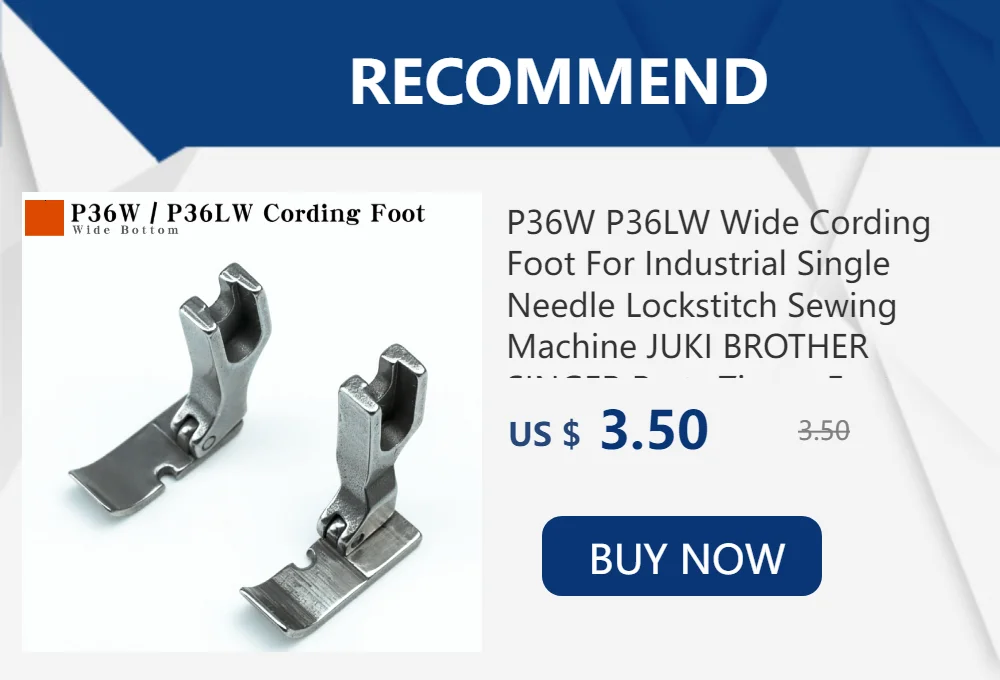 3 PCS MT-18 Presser Foot Fit All Industrial Lockstitch Sewing Machine Accessories For JUKI BROTHER SINGER Single Needle