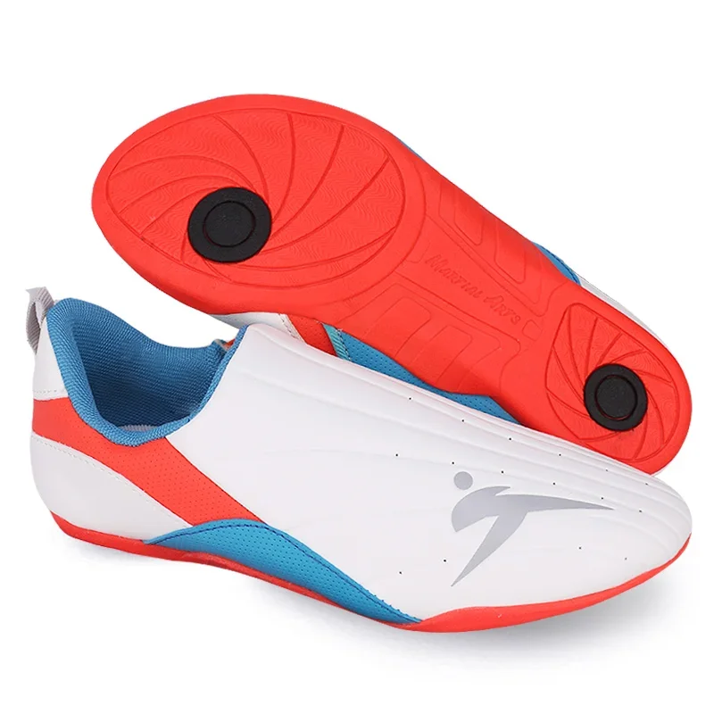Erwachsene Kinder Verschleißfeste Taekwondo-Trainerschuhe Karate-Turnschuhe Dicke weiche Sohle Atmungsaktive Männer Kampfsport Kung Fu Boxschuh – Detail 15