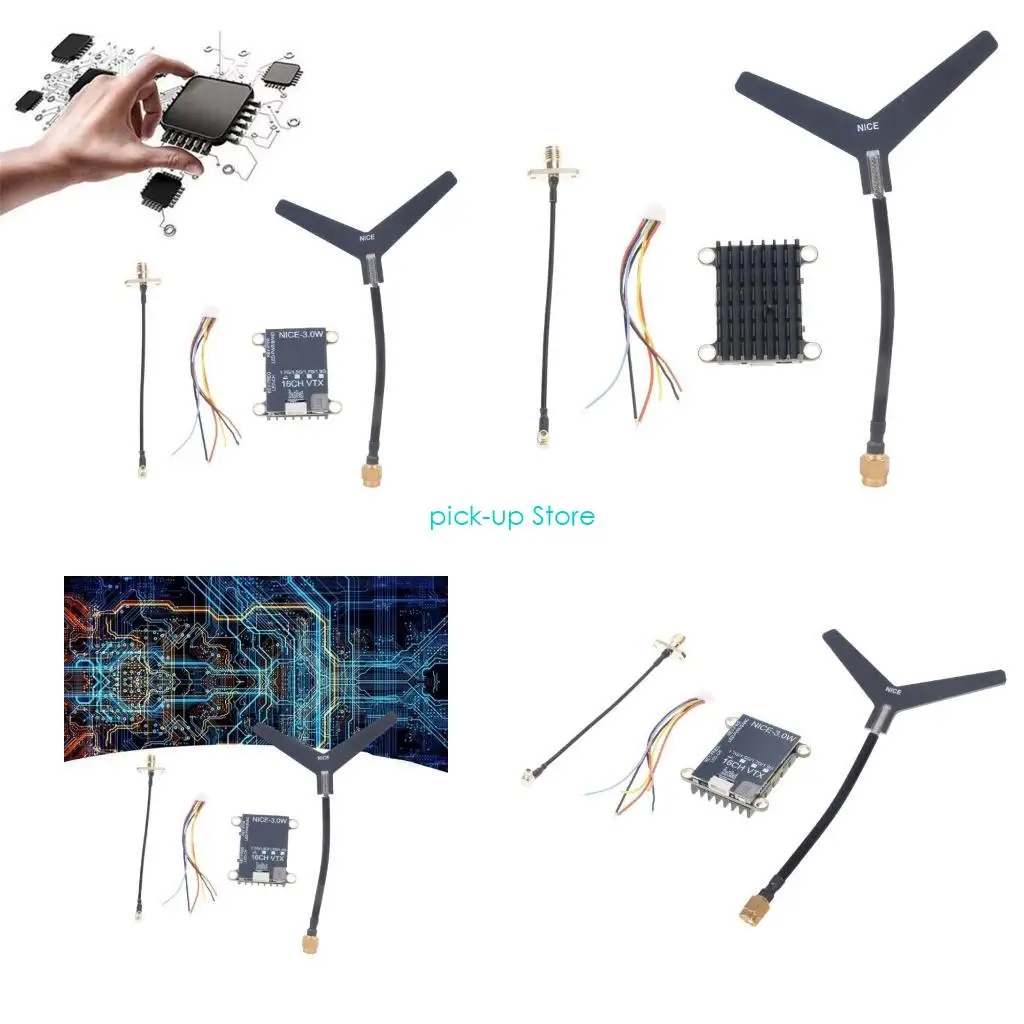 

Q5WA Highly Power Wireless Transmission Module 1.2/1.5/1.7/1.9Ghz for Long Distances Data Transfer in Complex Environment