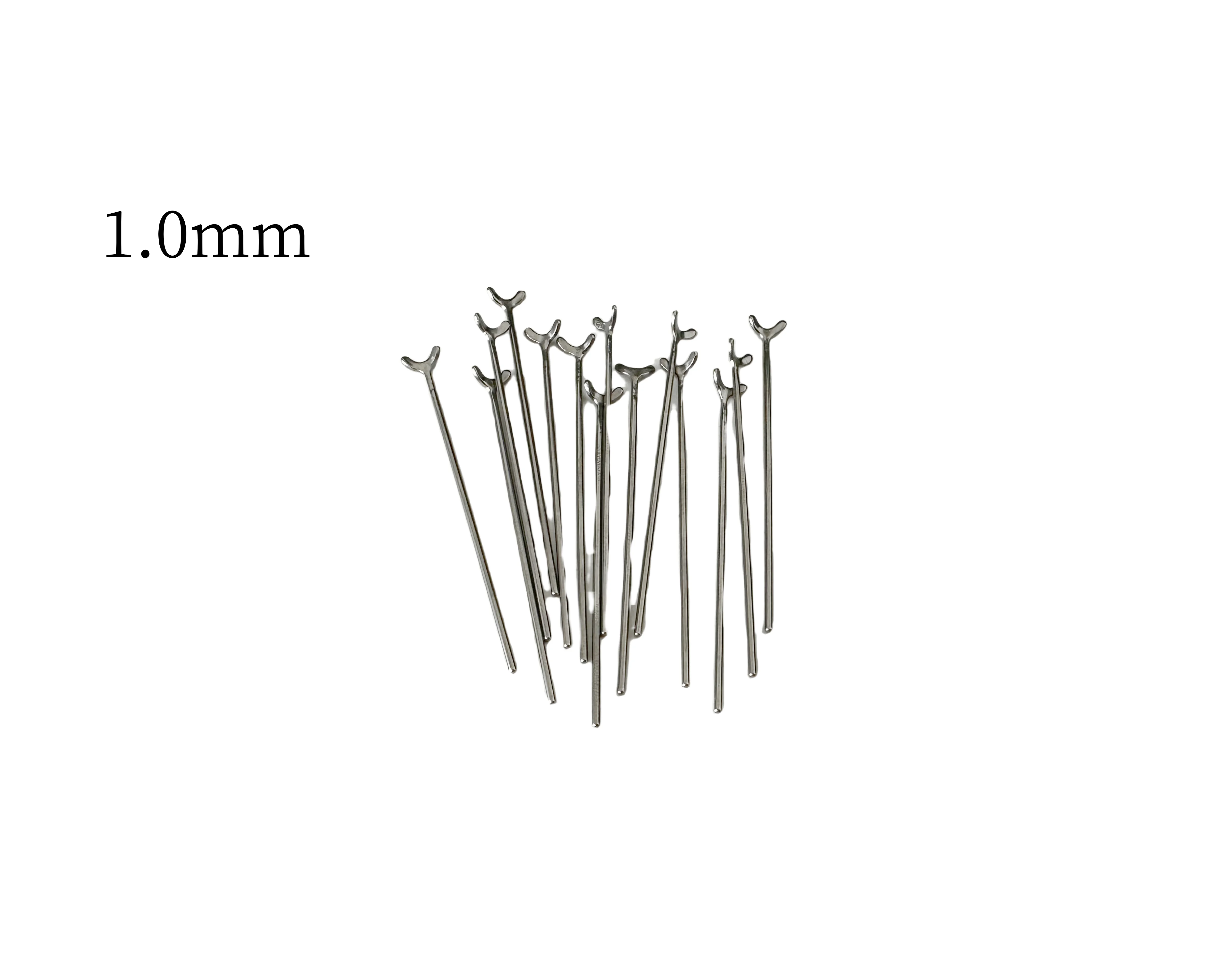 

10Pcs Y-Type Dental Ball Retainer J Clasp Oblique Clasps Bars Scheu Style Ball Hooks Tools 1.0mm