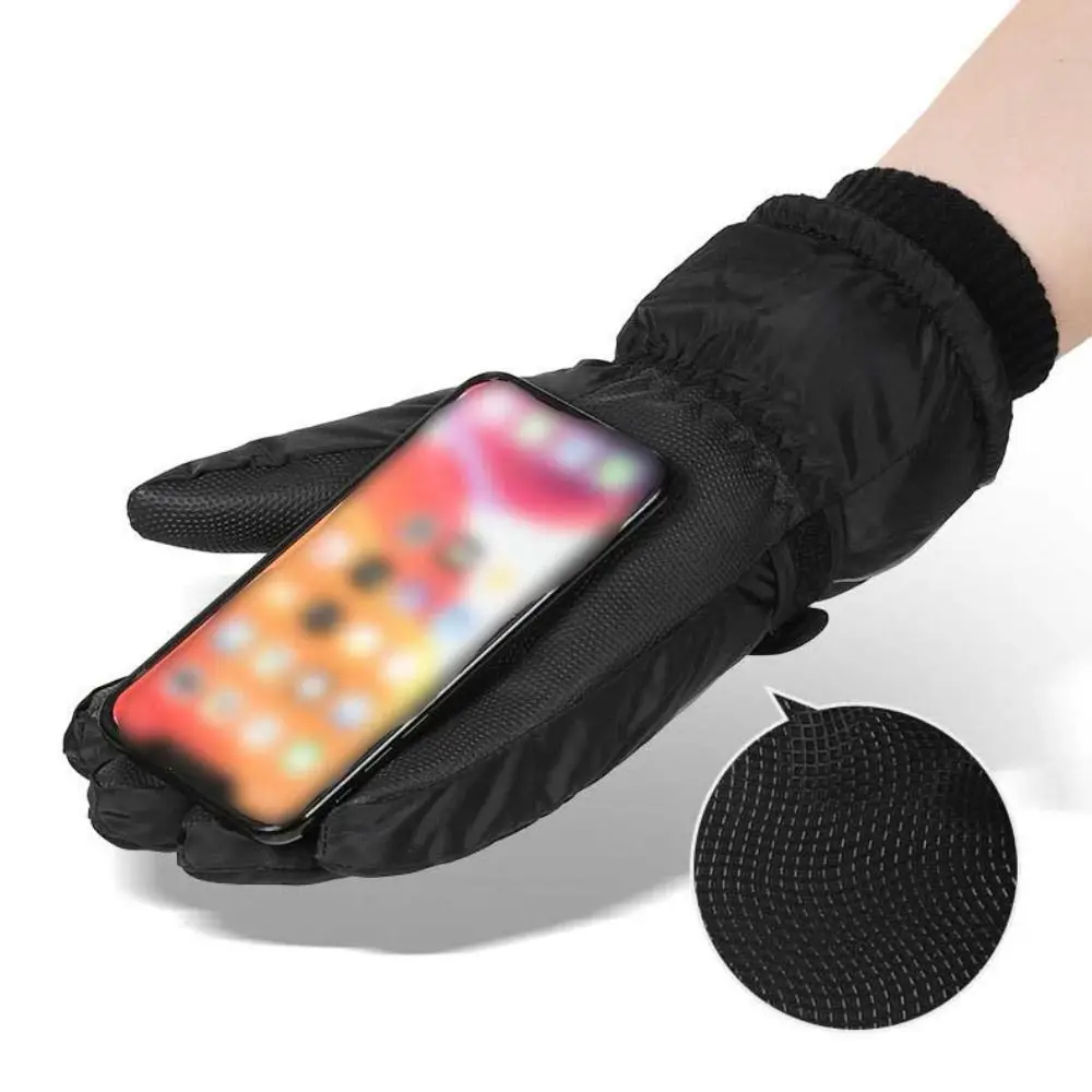 

Новые оксфордские зимние теплые перчатки из искусственной кожи с сенсорным экраном, уличные лыжные перчатки, ветрозащитные, водонепроницаемые, бархатные, толстые, женские перчатки