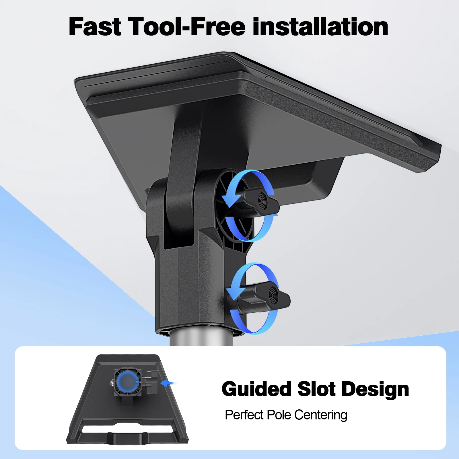 Adattatore Per Palo Starlink Gen 3 – Supporto In Acciaio Con Rotazione 360° E Inclinazione 20° - 3