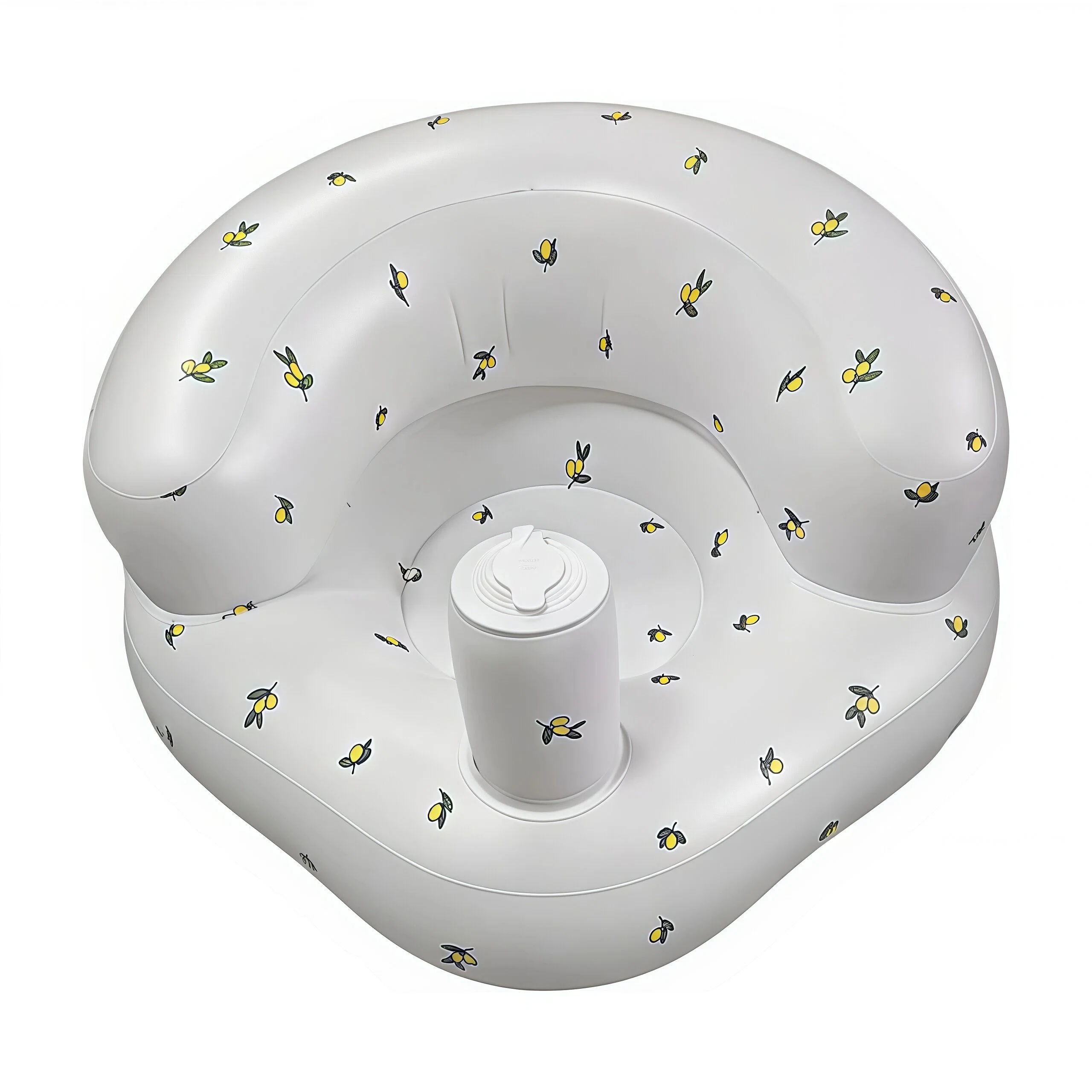 New Simple Two-Layer PVC Inflatable Children's School Seat, Baby Bath Stool, Infant High Chair and BB Small Sofa