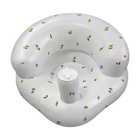 New Simple Two-Layer PVC Inflatable Children's School Seat, Baby Bath Stool, Infant High Chair and BB Small Sofa