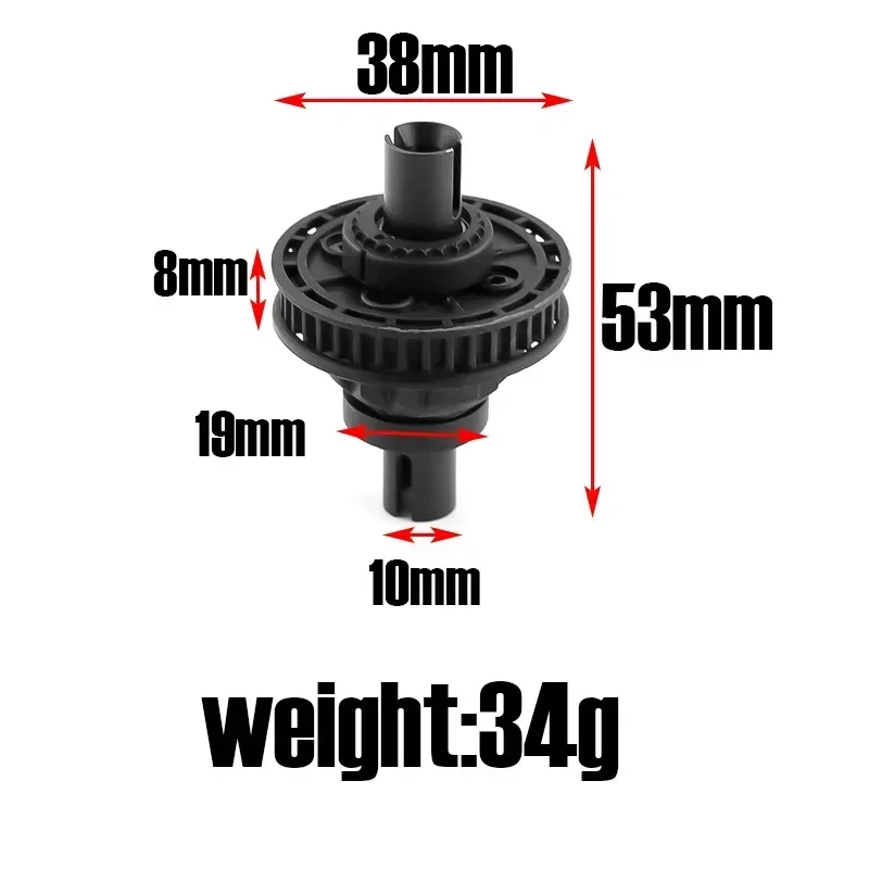 Metal Plastic 38T Differential Gear for Sakura S XI XIS D4 1:10 RC