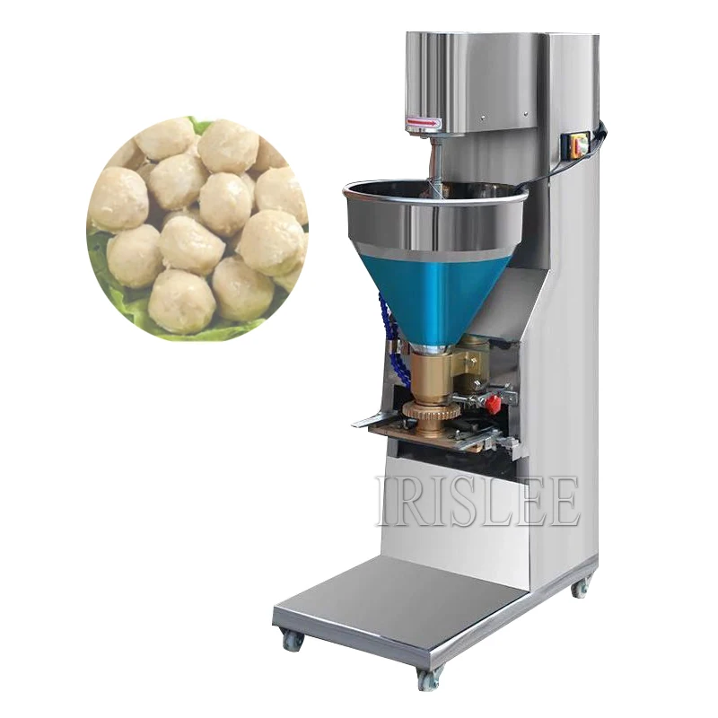 1100W Electric Meatball Forming Making Machine 280 Pcs/Min Stainless Steel 4 Caster Wheels Kitchen Appliance Commercial