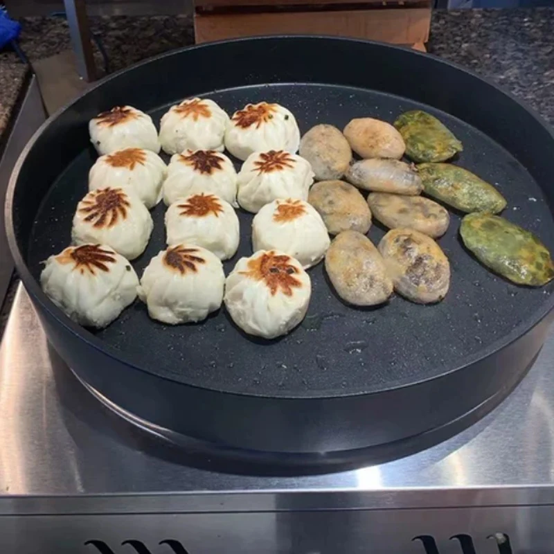 Micro computer Frying Dumpling Machine Fried Cooker Crepe Pancake Fryer Pot Buns Fried Pan Pot Sticker Machine