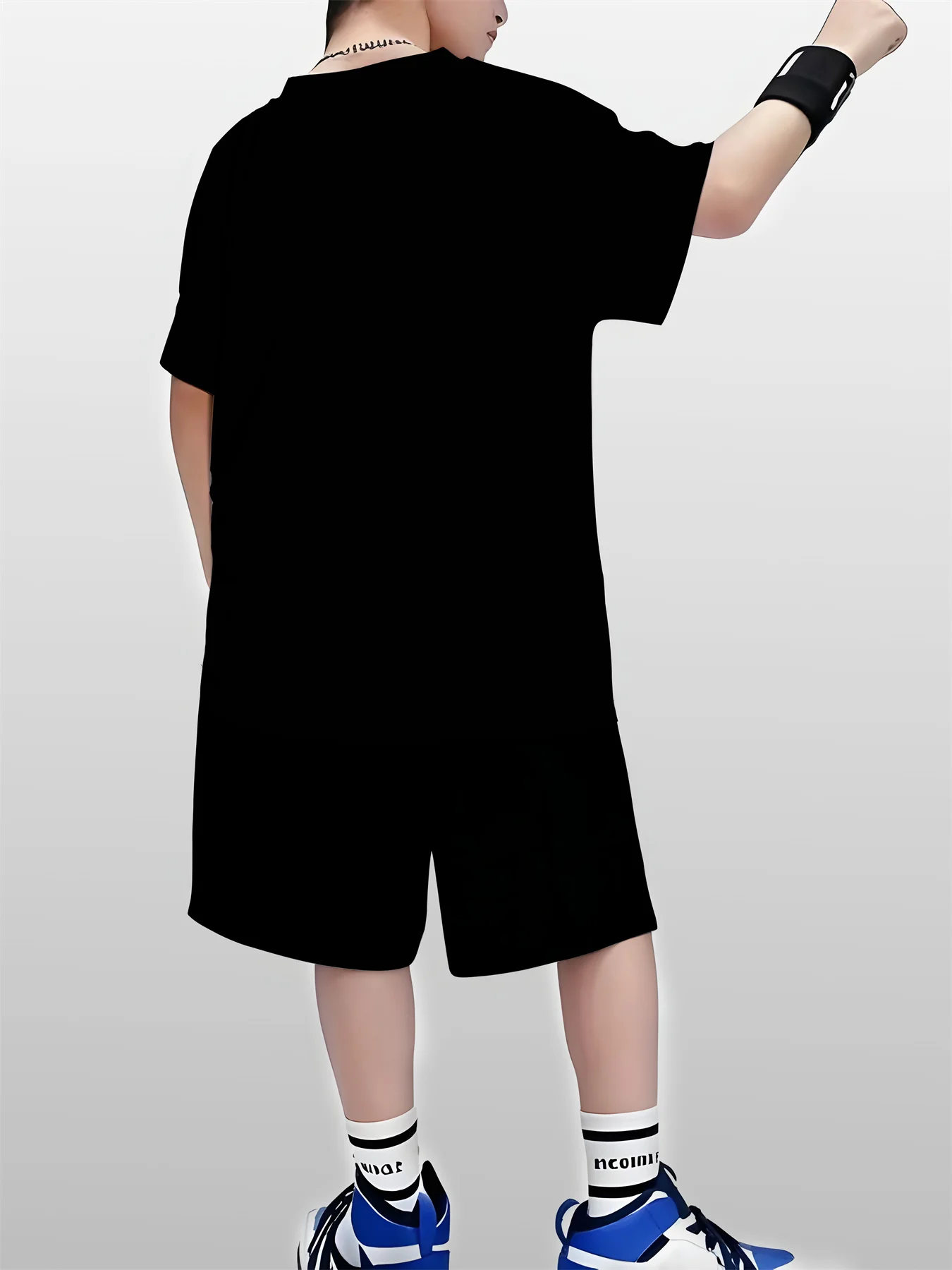 The 2025 Summer new Youth Set features a vibrant and fashionable streetwear style with smiling face prints