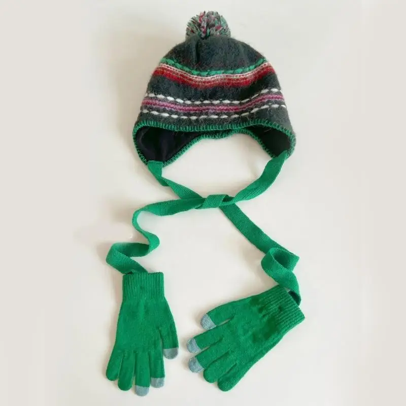 قبعة P9FE المرنة القابلة للتنفس والمتانة والحياكة اليدوية قبعة جميلة للخريف والشتاء