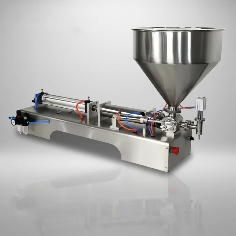 PBOBP Lipgloss Gel Icecream Soda Grease Carbonated Drink Pneumatic Filling Machine for Liquid Soap 100-1000ml