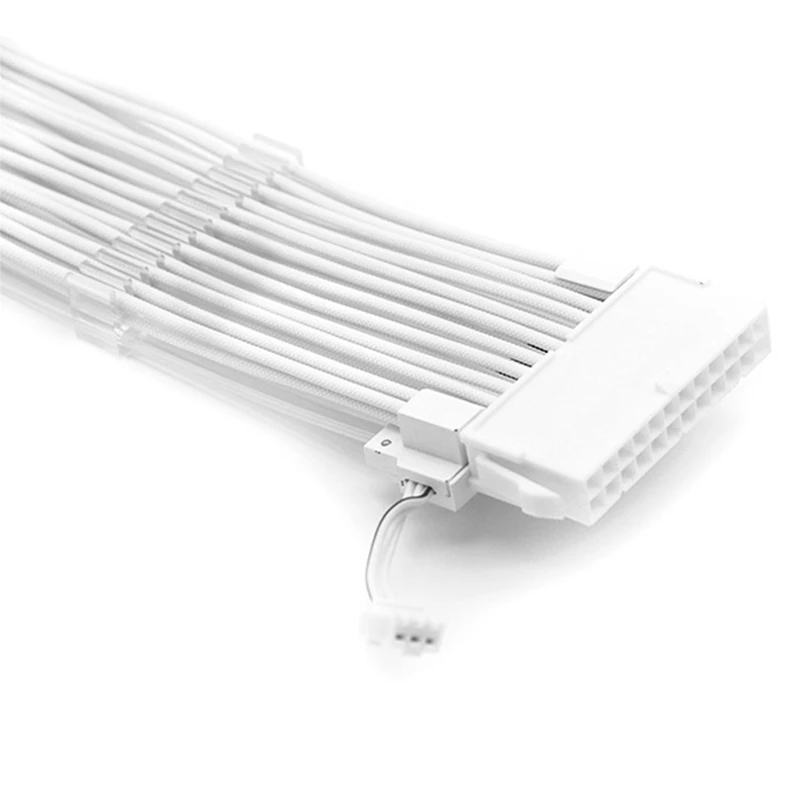 RGB Computer Light-Emitting Line Dual Light Source Design Color Light Synchronous Line Atx 24Pinpsu Extension RGB Cable