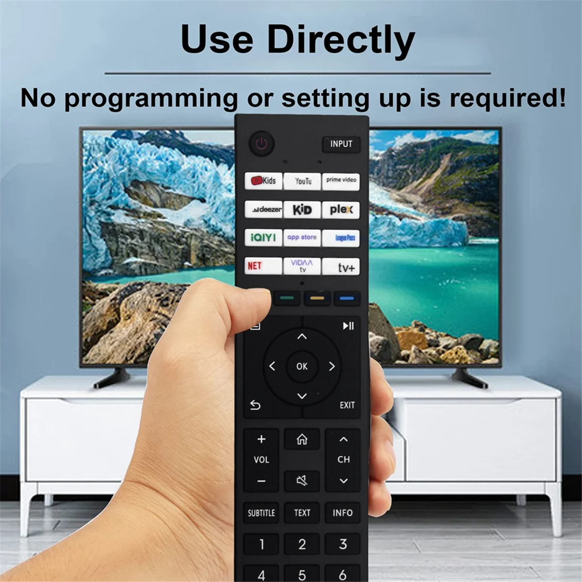 A57G-Replace CT-95049 Remote Control for TOSHIBA Smart TV CT-95049 Remote Control